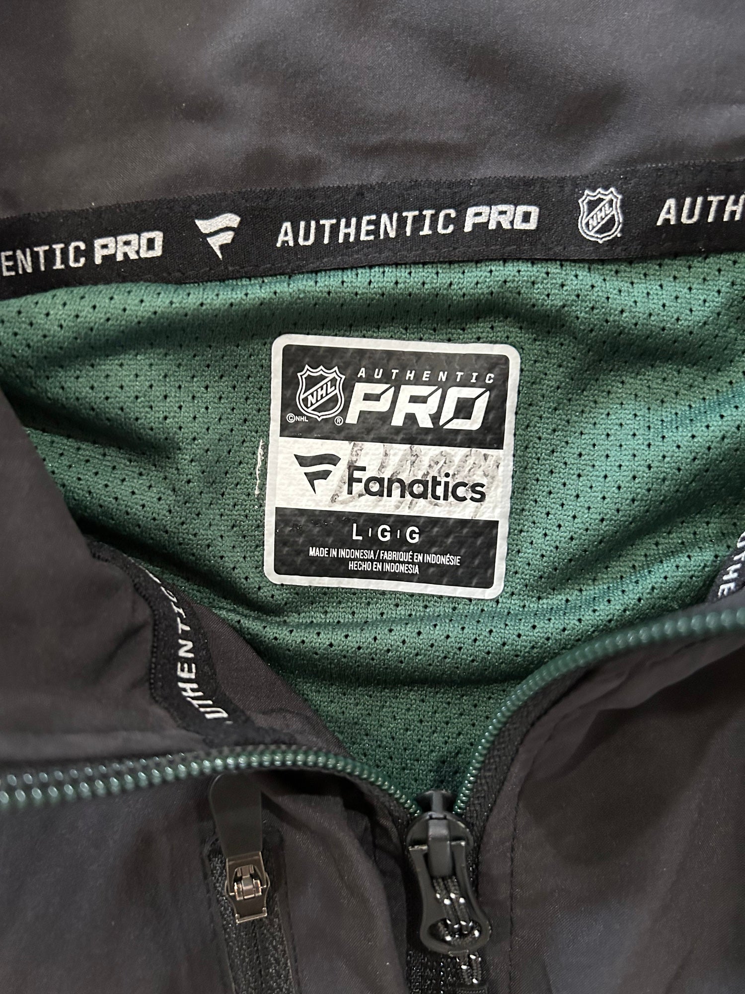 Men's Fanatics Branded Navy New York Rangers Authentic Pro Rink Coaches Full-Zip Jacket