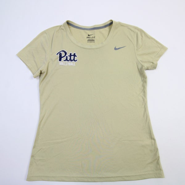 Pittsburgh Panthers Nike Dri-Fit Short Sleeve Shirt Women's Gold used Xs