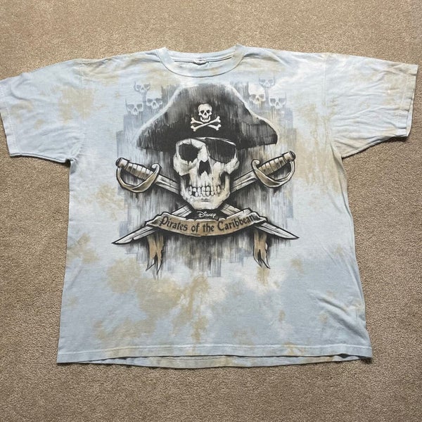 Pirates of the Caribbean Walt Disney Men's Tie Dye T-shirt 