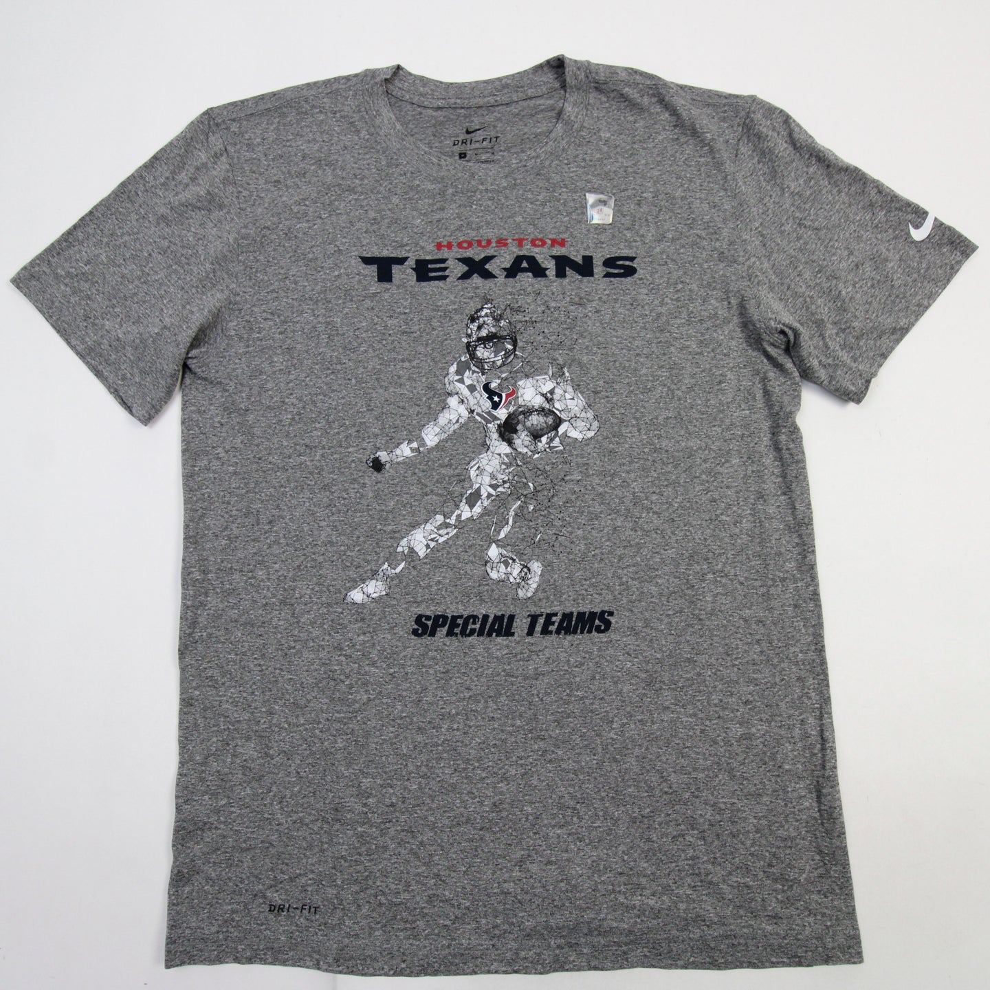 Houston Texans Nike Dri-Fit Short Sleeve Shirt Men's Gray New 4XL