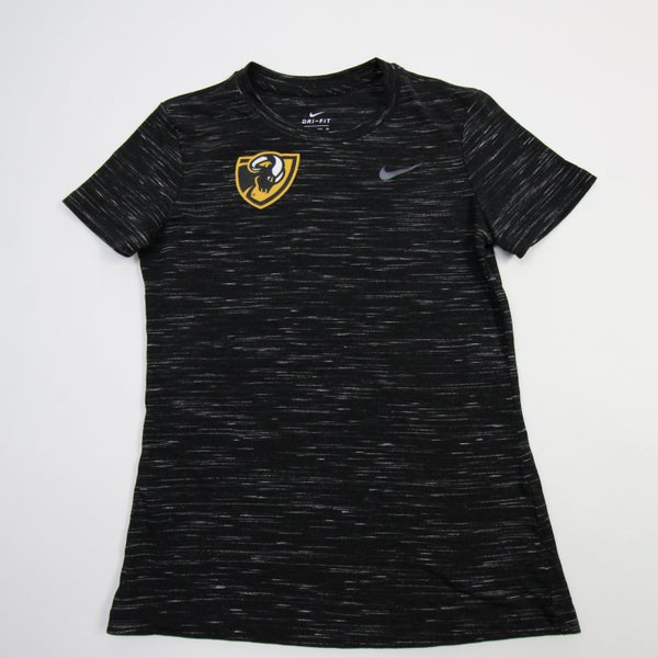 VCU Rams Nike Dri-Fit Short Sleeve Shirt Women's Black New XS