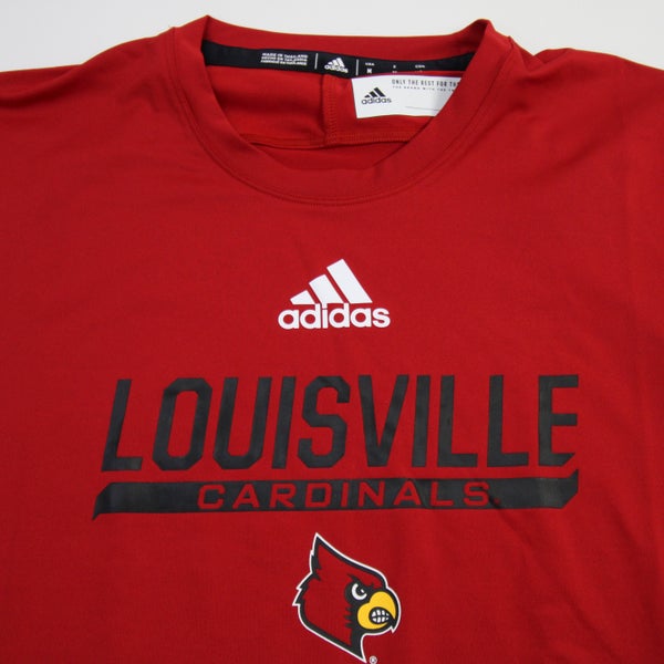 Louisville Cardinals adidas Amplifier Short Sleeve Shirt Women's Red New M  - Locker Room Direct
