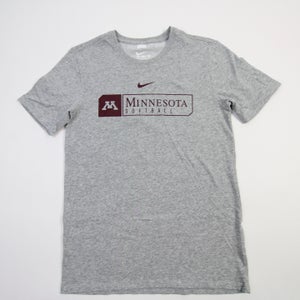 Minnesota Golden Gophers Nike Nike Tee Short Sleeve Shirt Men's Gray Used S