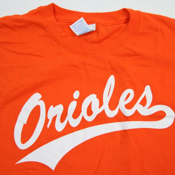 Baltimore Orioles Fanatics Short Sleeve Shirt Men's Orange/Gray New L