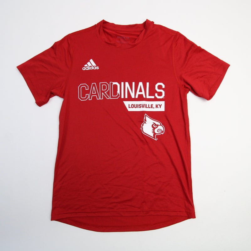 Louisville Cardinals adidas Aeroknit Short Sleeve Shirt Women's Red Used