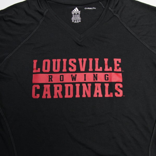 Adidas Louisville Cardinals Womens T Shirt S Small Red Climalite