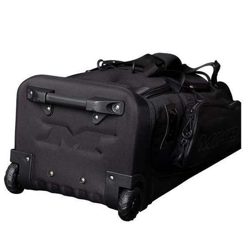 New Miken MKMK7X Pro Wheeled Bag Softball Equipment Bag black slowpitch bat MK7X