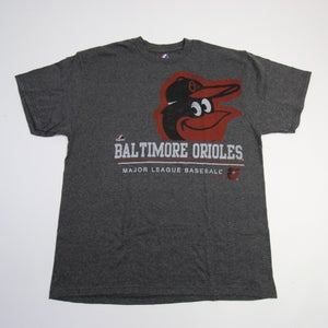 Baltimore Orioles Majestic Short Sleeve Shirt Men's Charcoal New L
