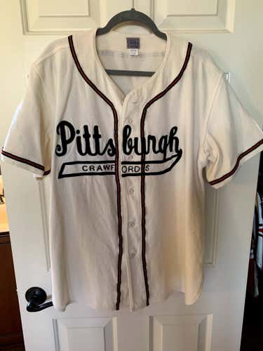 Pittsburgh Crawfords #17 Ebbets Field Flannels Baseball Jersey