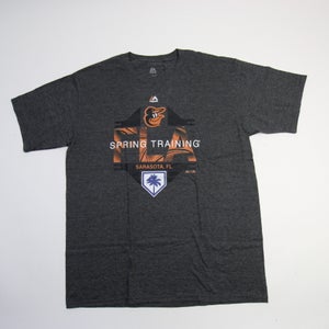 Baltimore Orioles Majestic Short Sleeve Shirt Men's Dark Gray New L
