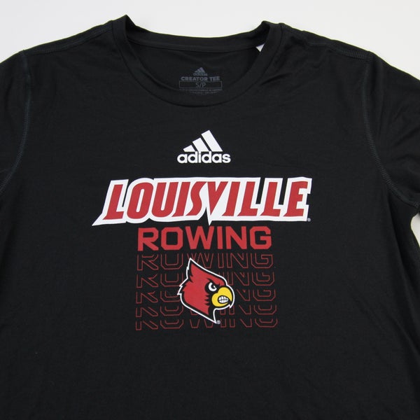 Louisville Cardinals adidas Short Sleeve Shirt Women's Black New L