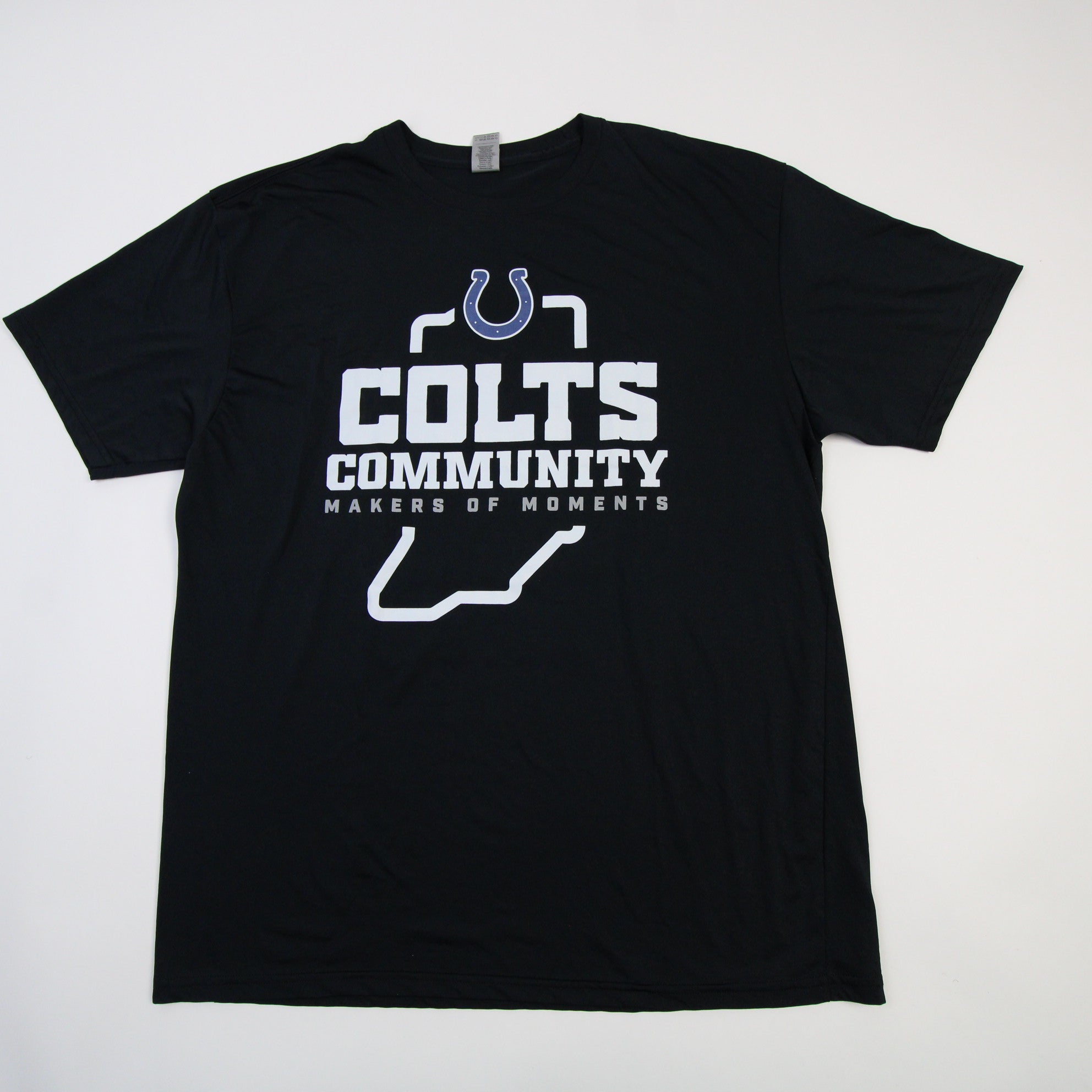 Indianapolis Colts BSN Sports Short Sleeve Shirt Men's Black Used XL