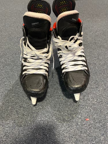 Game Used Bauer Vapor 2X PRO Pro Stock Skates Colorado Avalanche Compher 9D