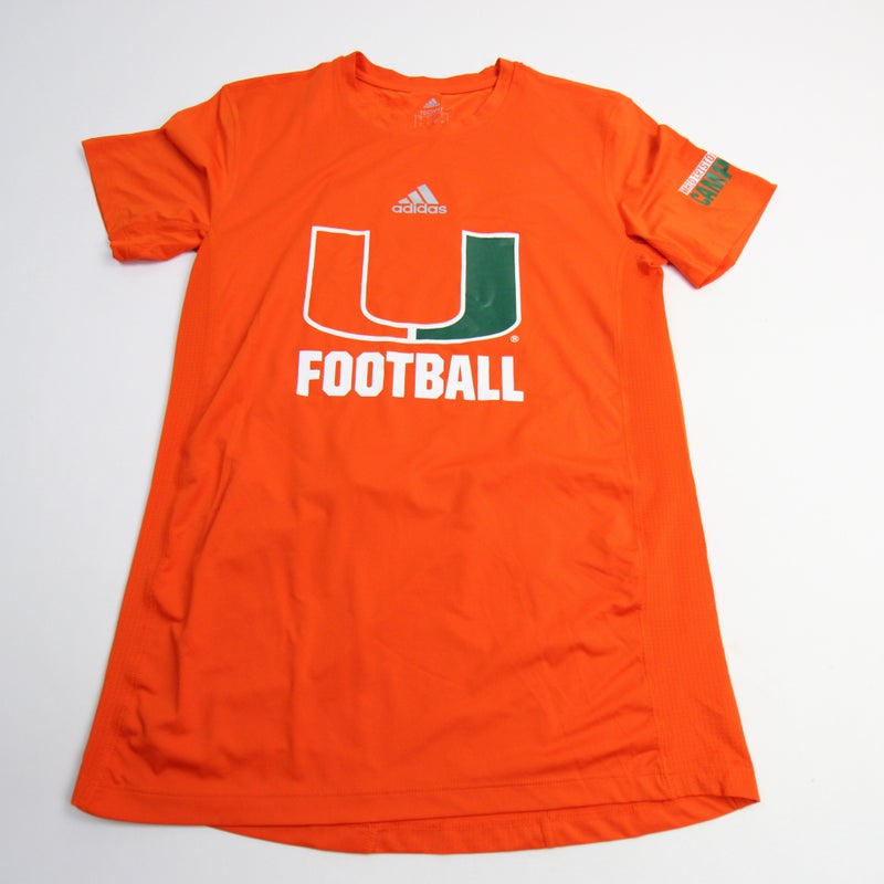 Adidas Men's T-Shirt - Orange - L