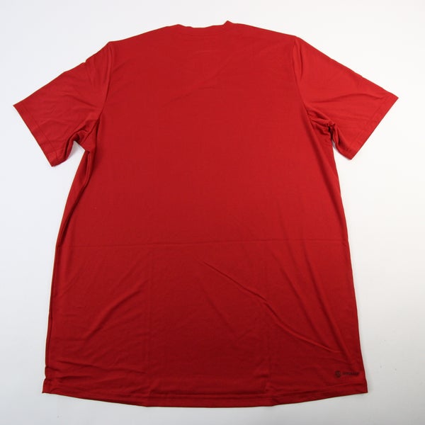 Louisville Cardinals adidas Climalite Short Sleeve Shirt Men's Black New  2XLT
