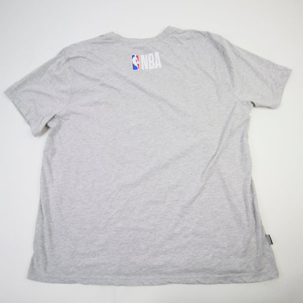 NBA Short Sleeve Shirt Men's Light Gray New without Tags 3XL