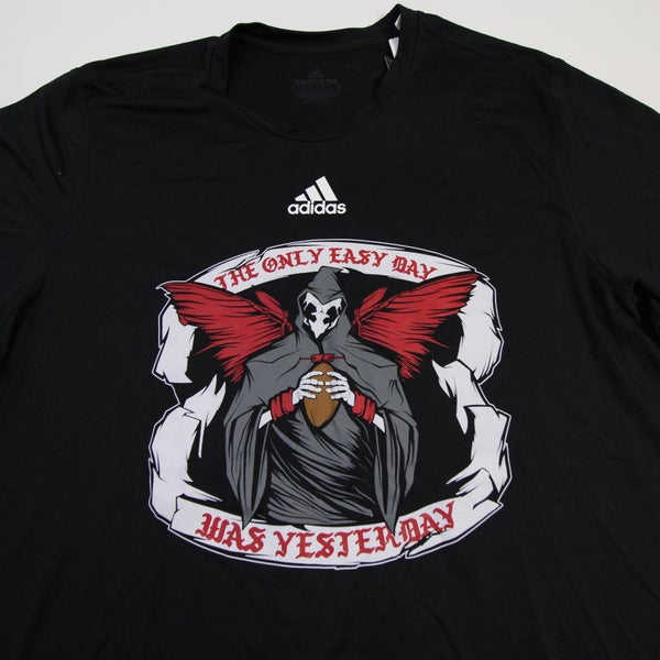 Louisville Cardinals adidas Climalite Short Sleeve Shirt Men's Black New  2XLT