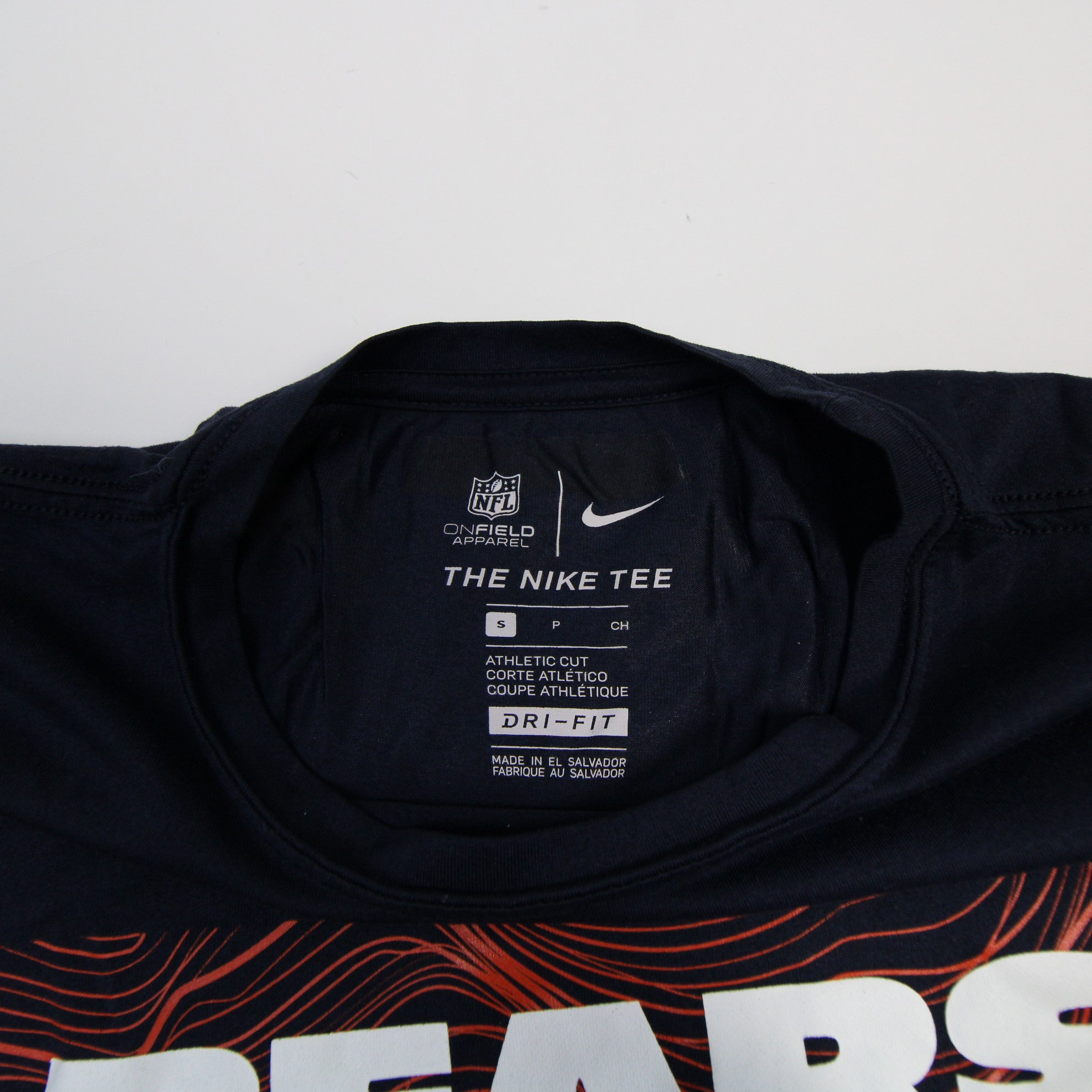 Chicago Bears Nike NFL On Field Apparel Short Sleeve Shirt Men's Gray Used  S 601