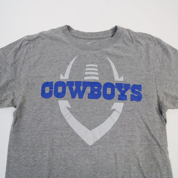 Dallas Cowboys Nike Dri-Fit Cotton Long Sleeve Raglan T-Shirt - Mens