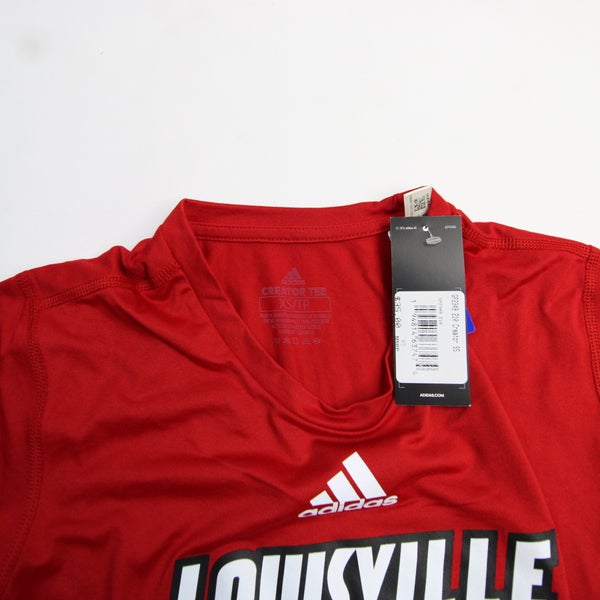 Men's adidas Red Louisville Cardinals Creator Long Sleeve
