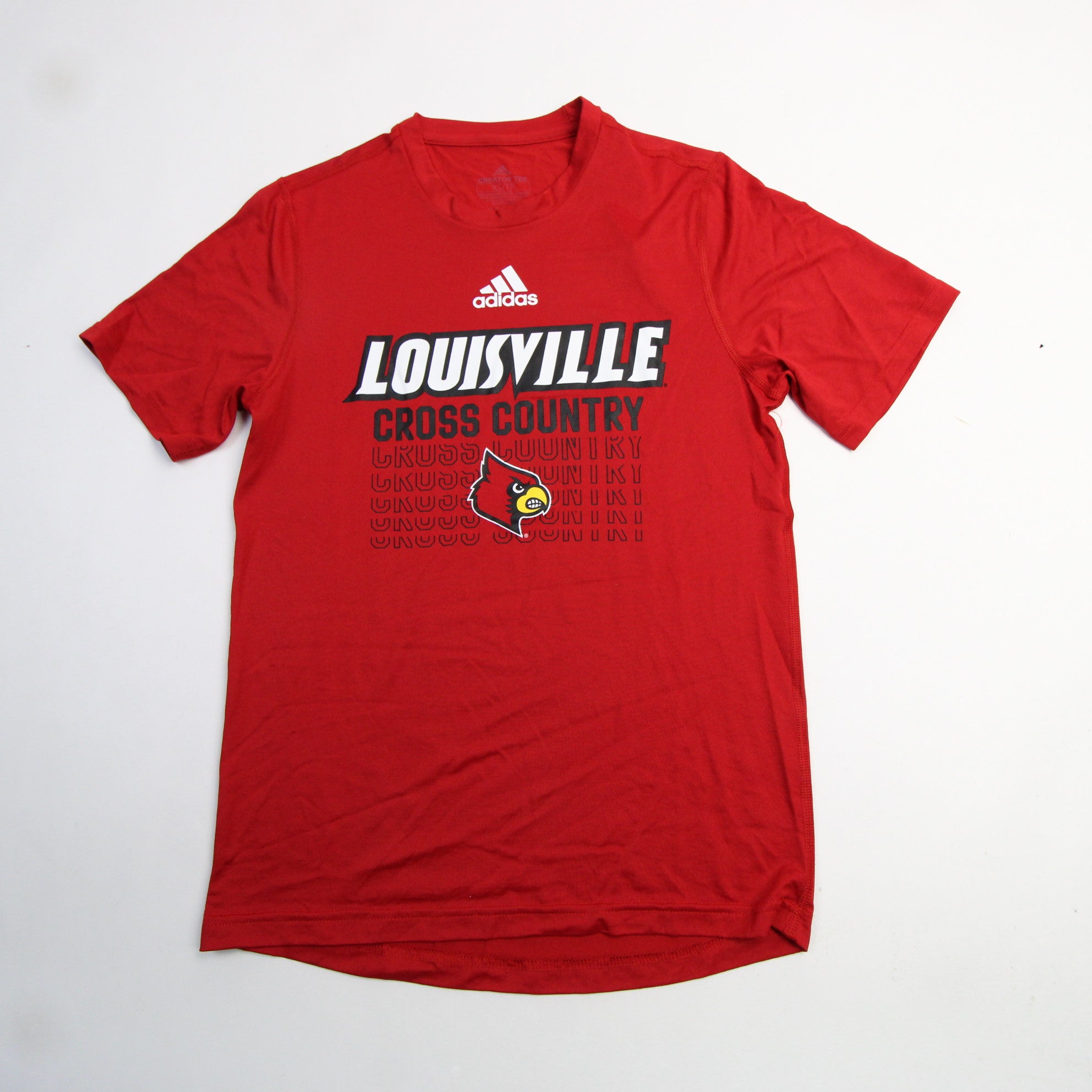 Louisville Cardinals adidas Short Sleeve Shirt Men's Red Used