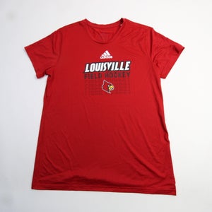 Louisville Cardinals adidas Creator Short Sleeve Shirt Women's Red New XL