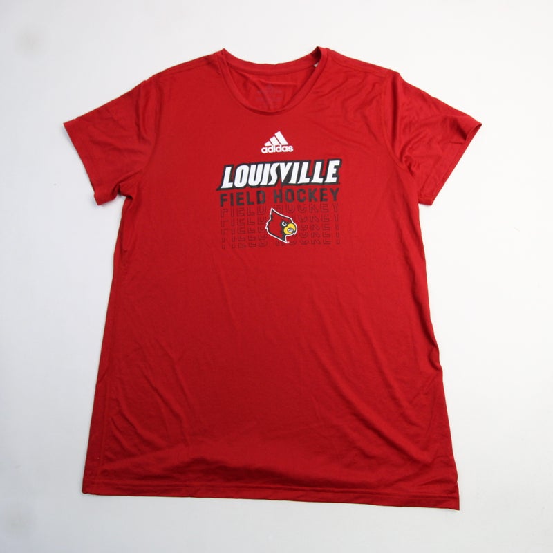 University of Louisville Women's Short Sleeve T-Shirt | Adidas | White | Medium