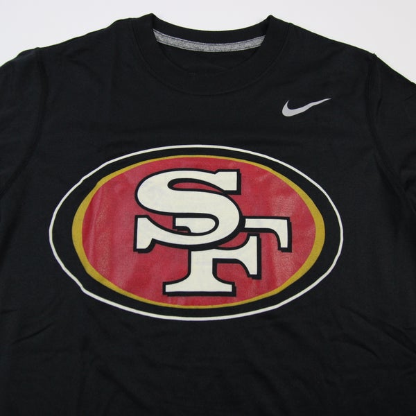 San Francisco 49ers Nike Dri-Fit Short Sleeve Shirt Youth Black used L