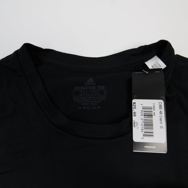 Louisville Cardinals adidas Creator Short Sleeve Shirt Men's Black New 2XLT  478