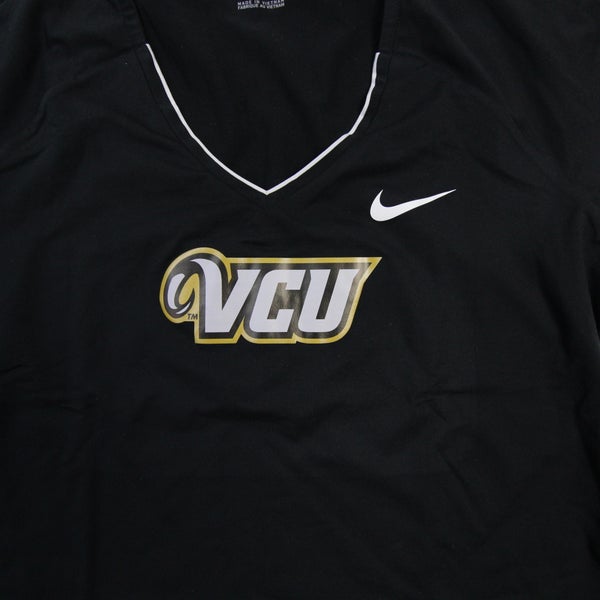 VCU Rams Nike Dri-Fit Short Sleeve Shirt Women's Black New M