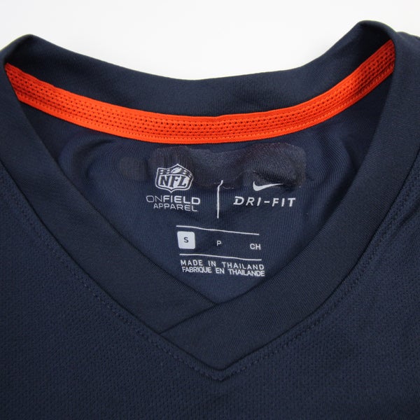 Nike NFL Chicago Bears Long Sleeve T-Shirt Mens S Gray Blue Logo