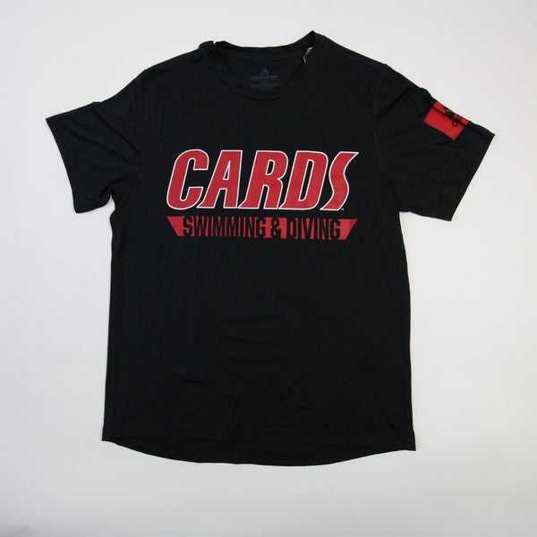 Adidas Men's Louisville Cardinals White Creator T-Shirt, Small