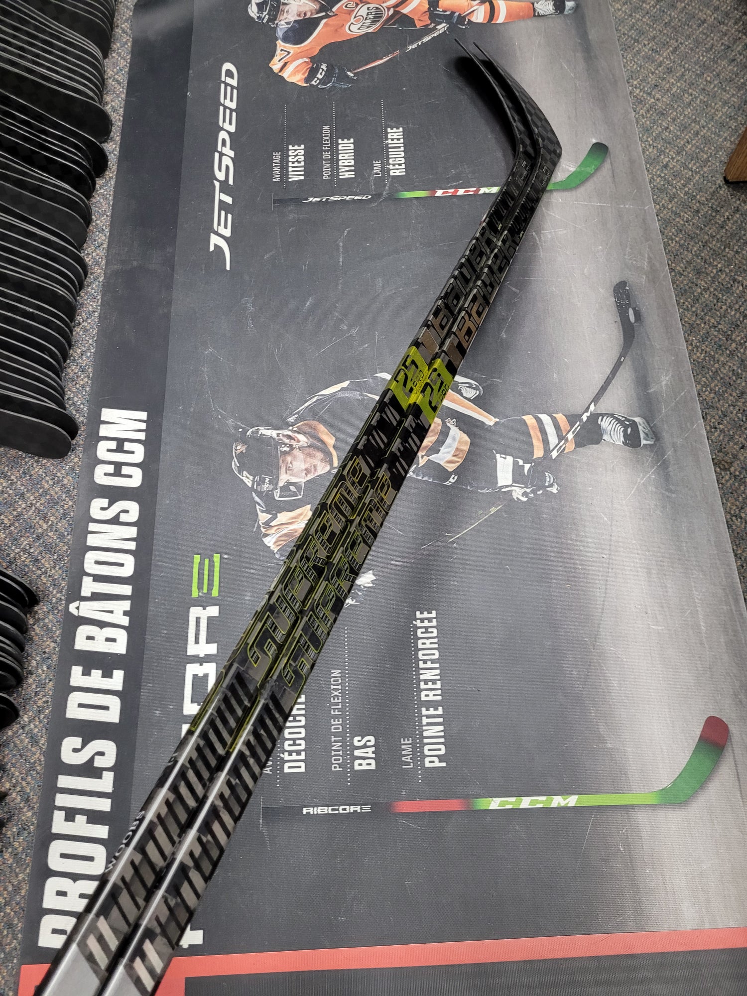 2 PACK P91A 87 Flex New Senior Bauer Right Handed Supreme 2S Pro