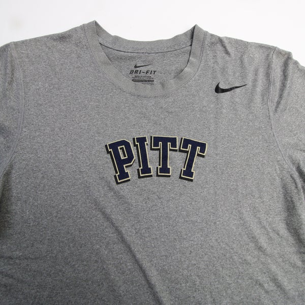 Pittsburgh Panthers Nike Dri-Fit Short Sleeve Shirt Men's Gray Used S