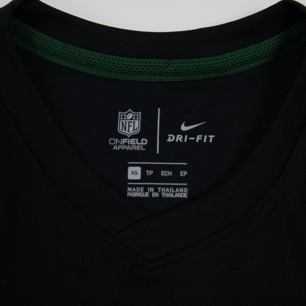 New York Jets Nike NFL On Field Apparel Dri-Fit Short Sleeve Shirt Men's XS