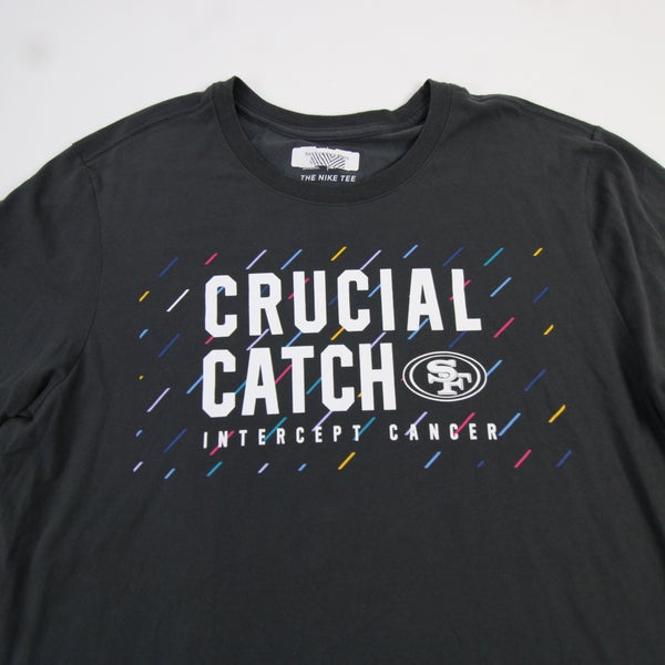 Nike NFL San Francisco 49ers Crucial Catch Intercept Cancer Black