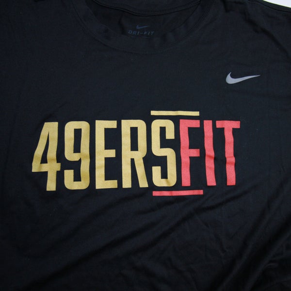 49ers nike dri fit shirt