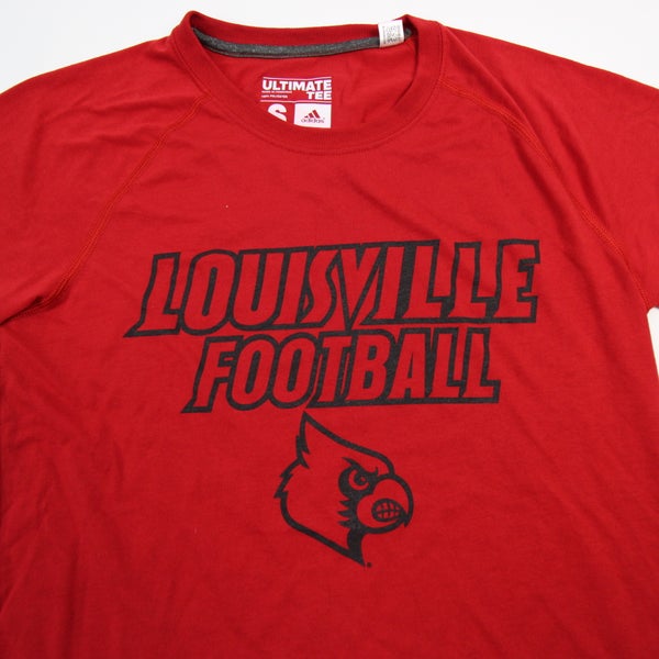 Louisville Cardinals adidas Ultimate Tee Short Sleeve Shirt Men's White  Used S - Locker Room Direct