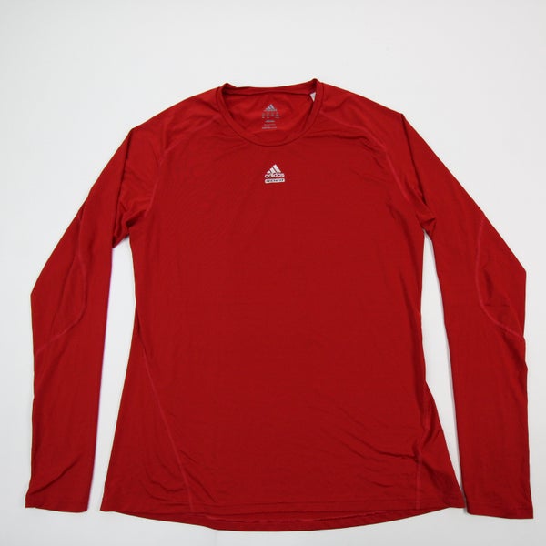 adidas Techfit Long Sleeve Shirt Men's Red Used | SidelineSwap