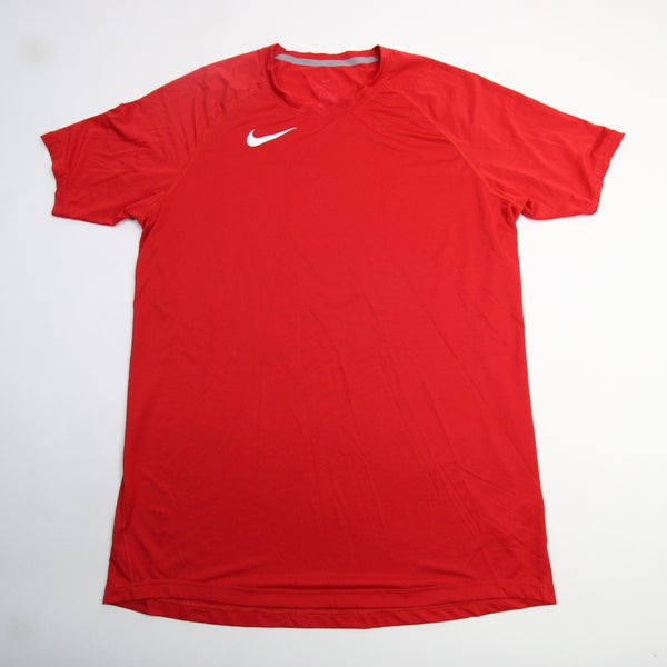 Washington Nationals Nike Dri-Fit Short Sleeve Shirt Men's Red Used XL