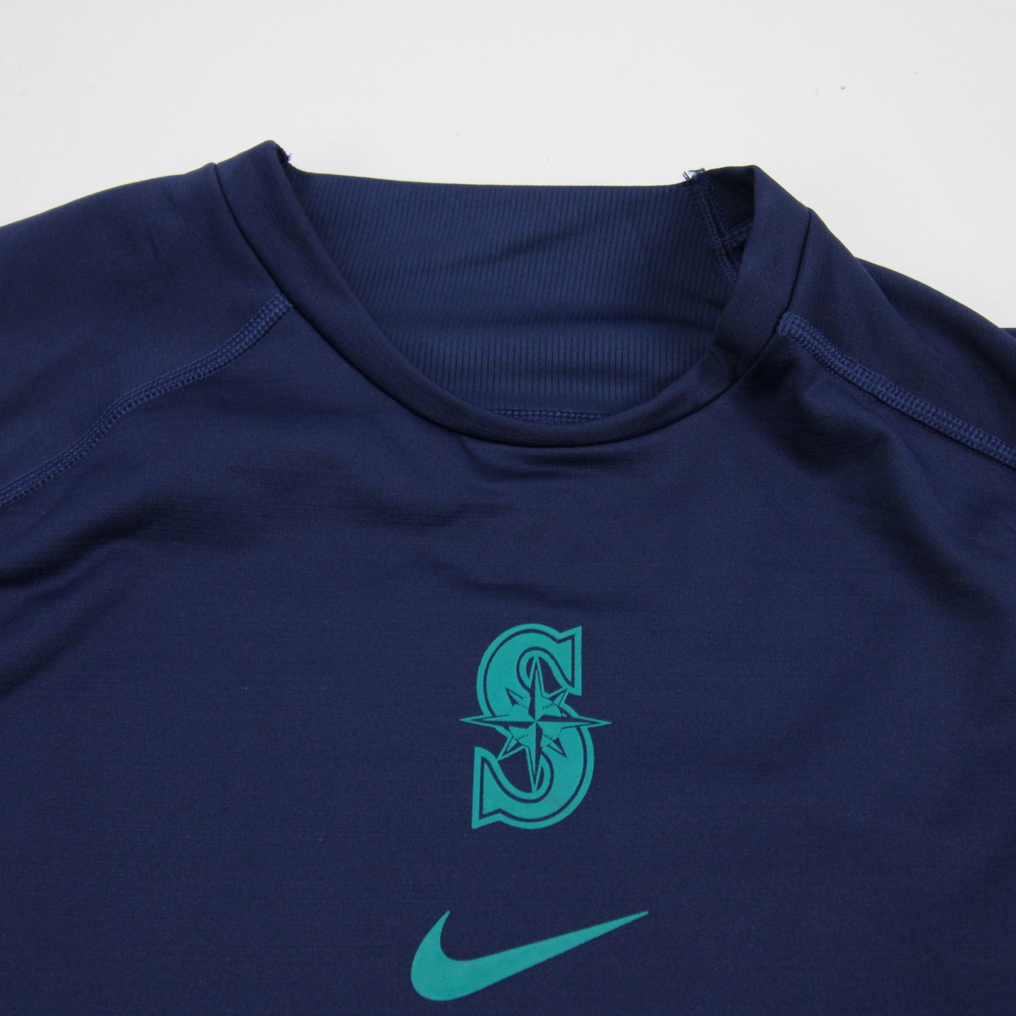 Seattle Mariners Nike MLB Authentic Short Sleeve Shirt Men's Blue/Yellow  Used
