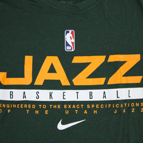 Utah Jazz Nike NBA Authentics Nike Tee Short Sleeve Shirt Men's