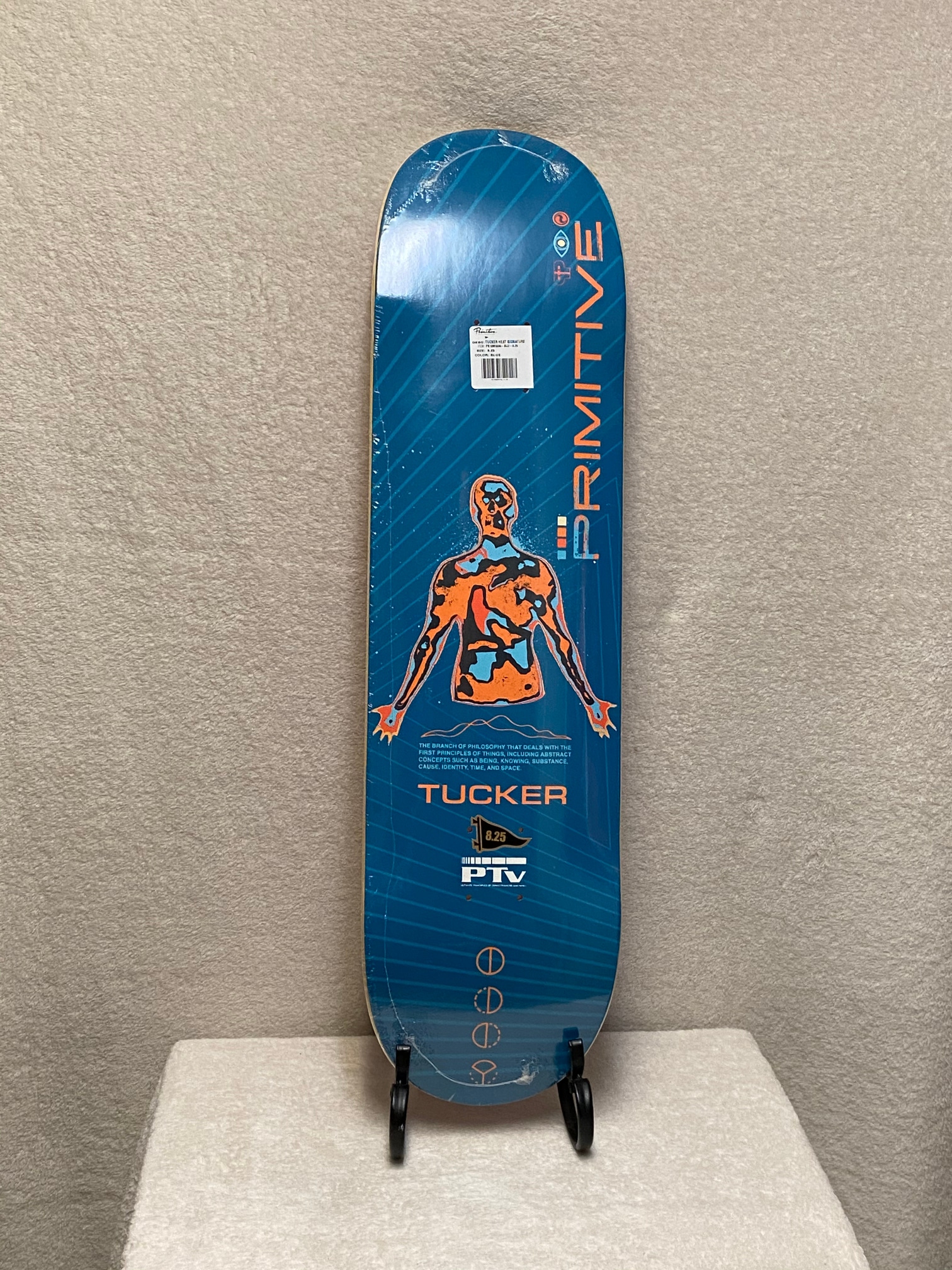 Rare Primitive Nick Tucker "Heat Signature" 8.25" Multicolor Skateboard Deck New