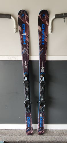Used HEAD Natural Instinct 170 cm All Mountain Skis With Bindings