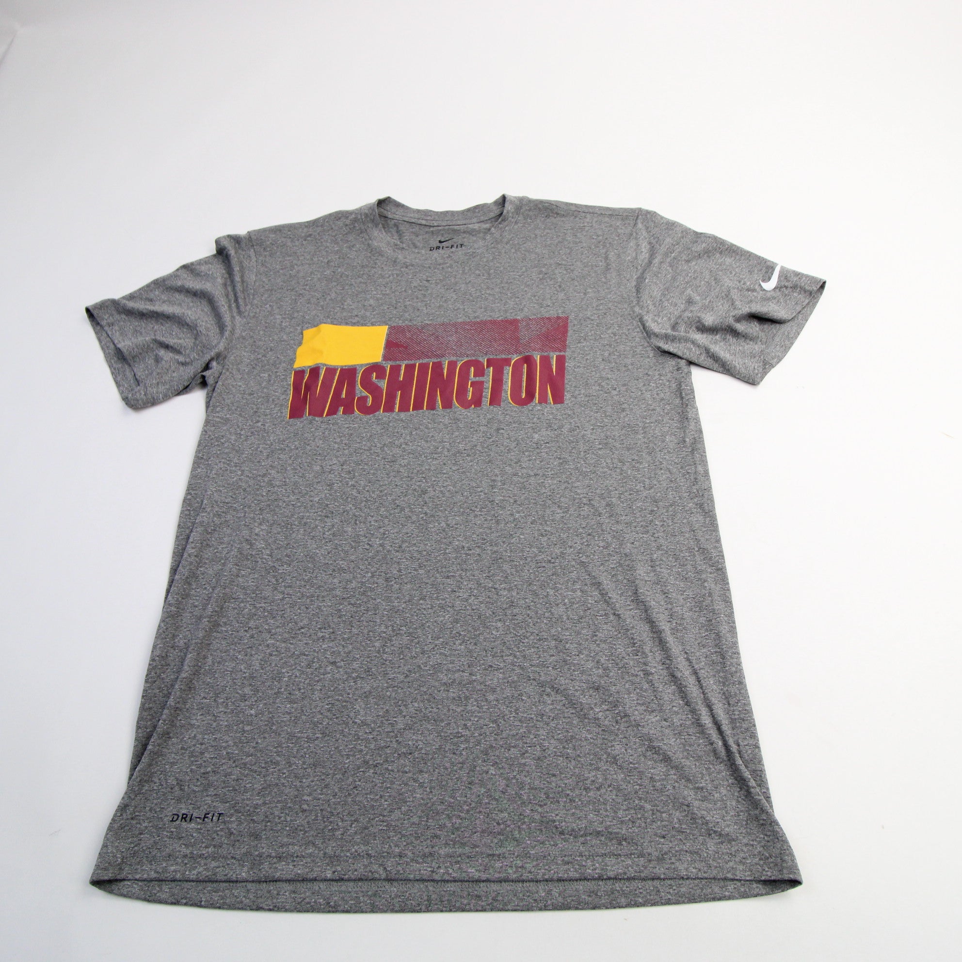 Washington Commanders Nike Dri-Fit Long Sleeve Shirt Men's Gray New