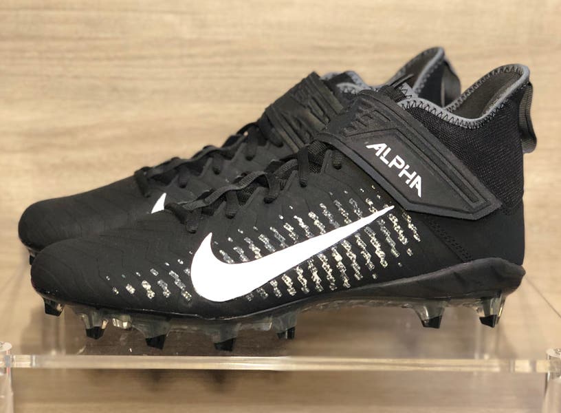 Nike Alpha Menace Pro 2 Mid Football Cleats AQ3209-002 Mens size