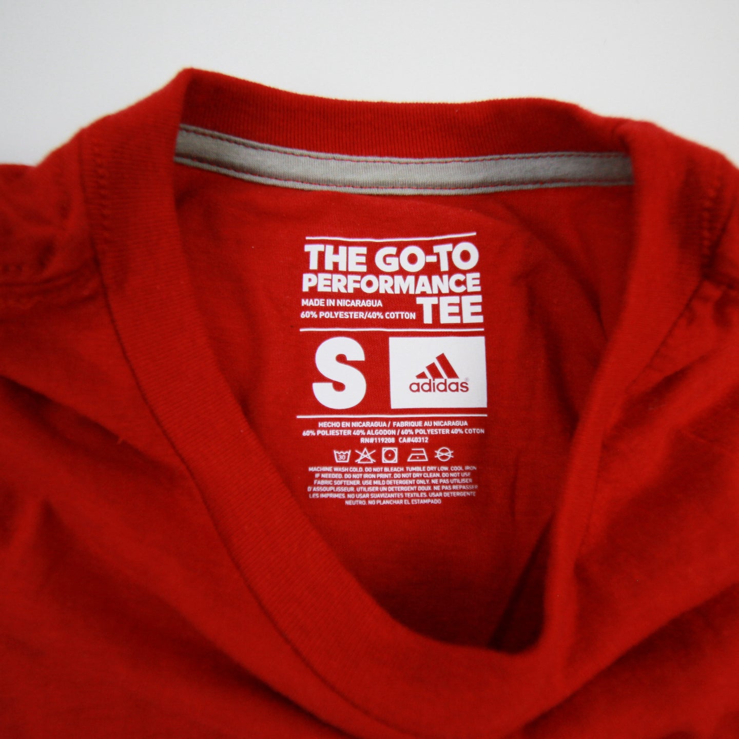 Nebraska Cornhuskers Adidas Go-To Tee Short Sleeve Shirt Men'S Red New S |  Sidelineswap
