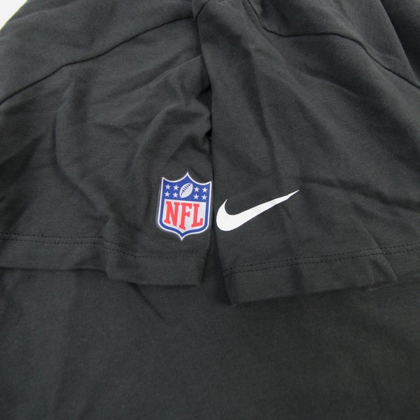 Nike Men's Sideline Coach (NFL New York Jets) Short-Sleeve Jacket in Black, Size: Small | 00M400A9Z-0BM