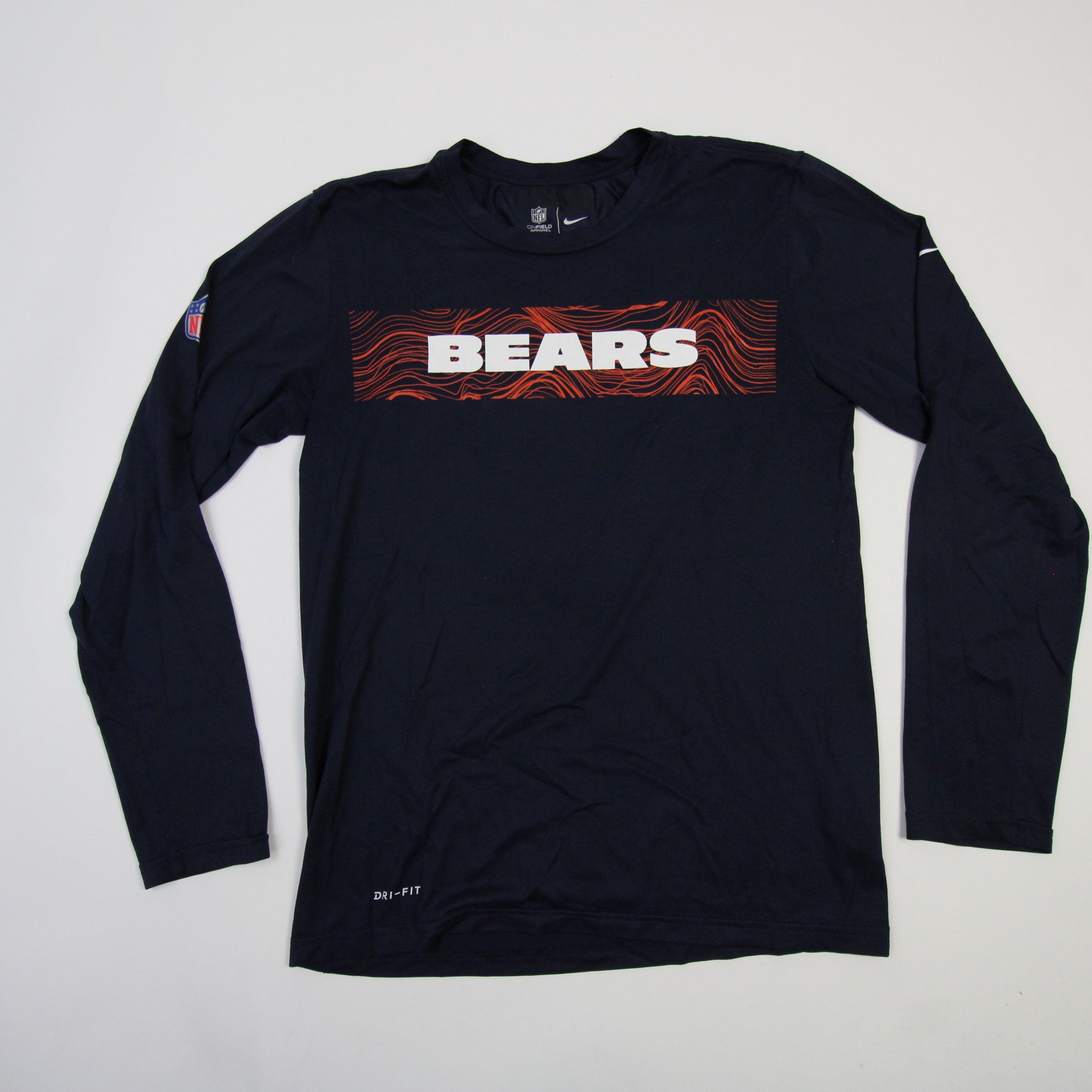 Chicago Bears Nike NFL On Field Apparel Short Sleeve Shirt Men's Gray Used  S