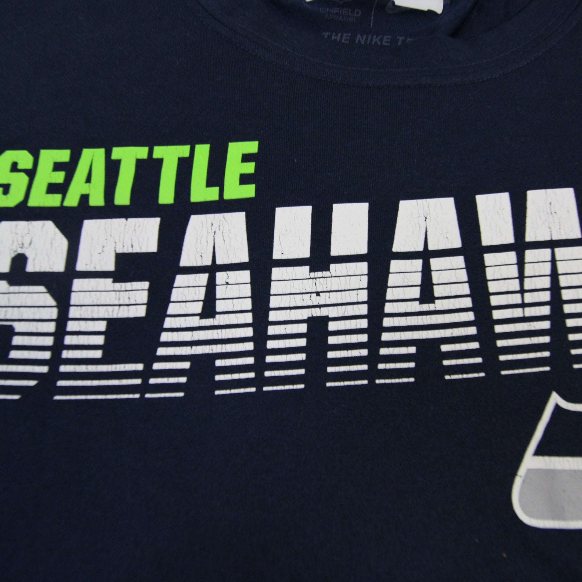 Seattle Seahawks Nike NFL on Field Apparel Nike Tee Long Sleeve Shirt Men's L